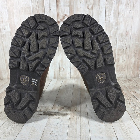 Ariat Women Leather Brown Leopard Print Chelsea Boots Size US 9.5 B - Picture 7 of 8